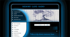 Desktop Screenshot of memory-lane-radio.de